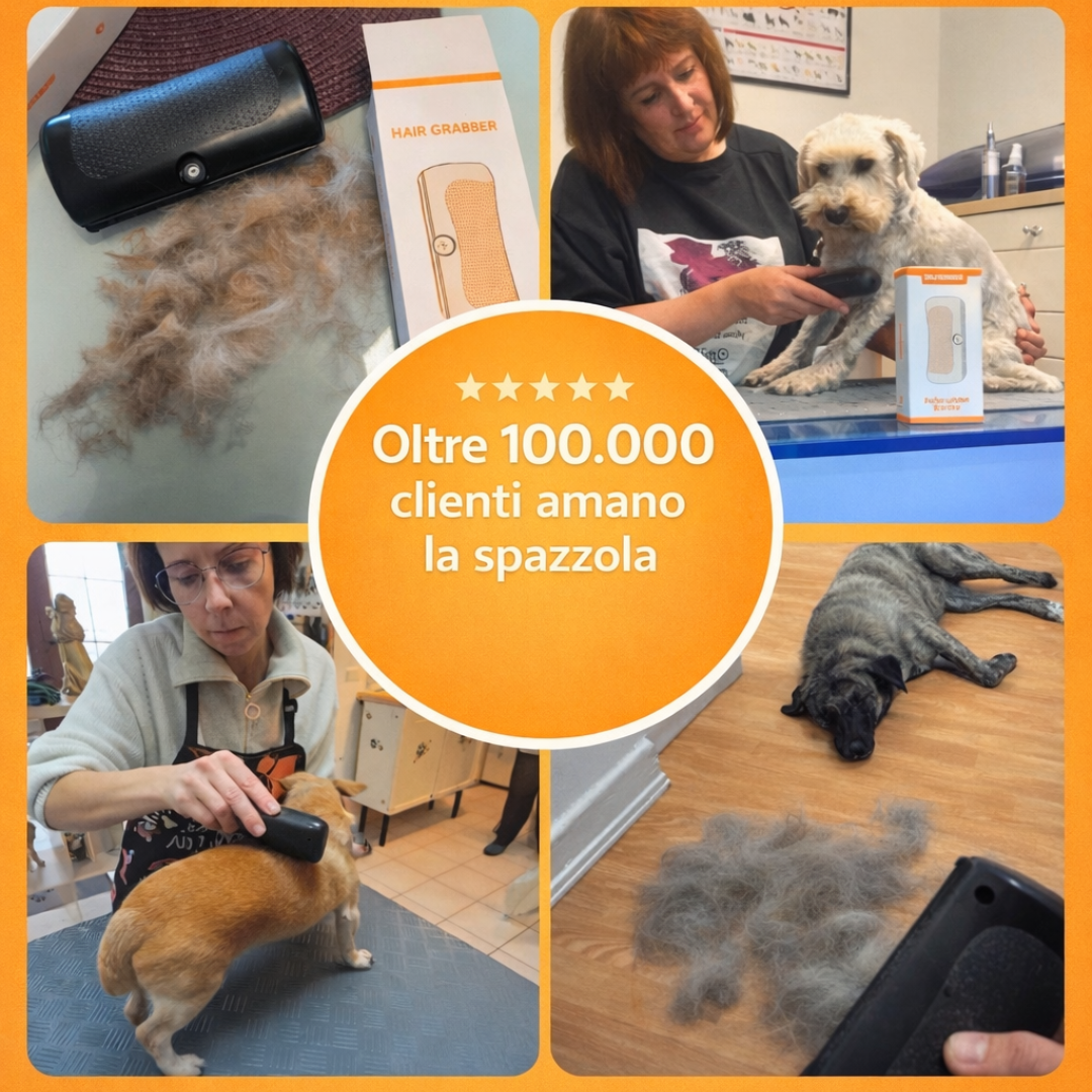 Hair Pro Groom ™ – Spazzola Districante Per La Toelettatura Di Cani e Gatti