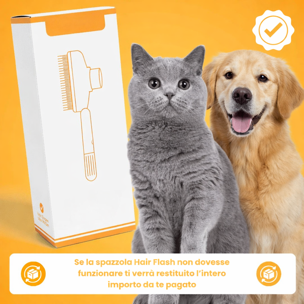 Hair Flash™ – La spazzola autopulente per peli
