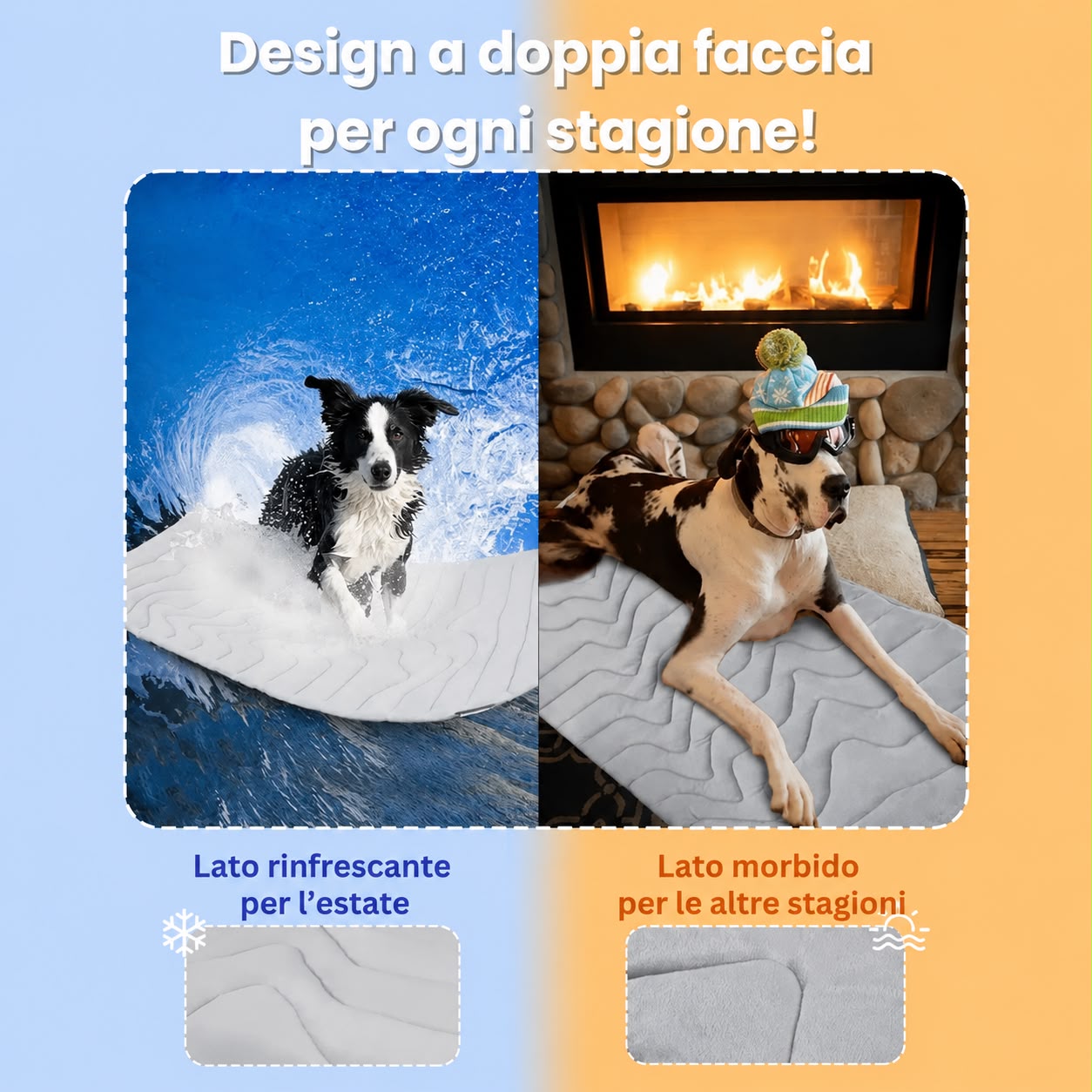 FreshPaw™ – Tappetino Rinfrescante per Cani e Gatti