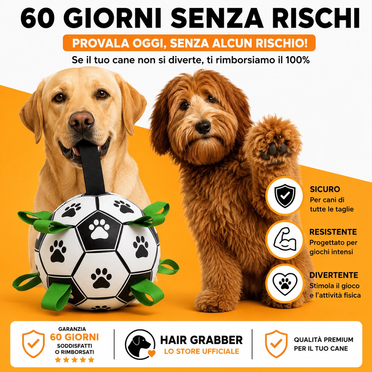 DogBall™ – Palla Interattiva per Cani