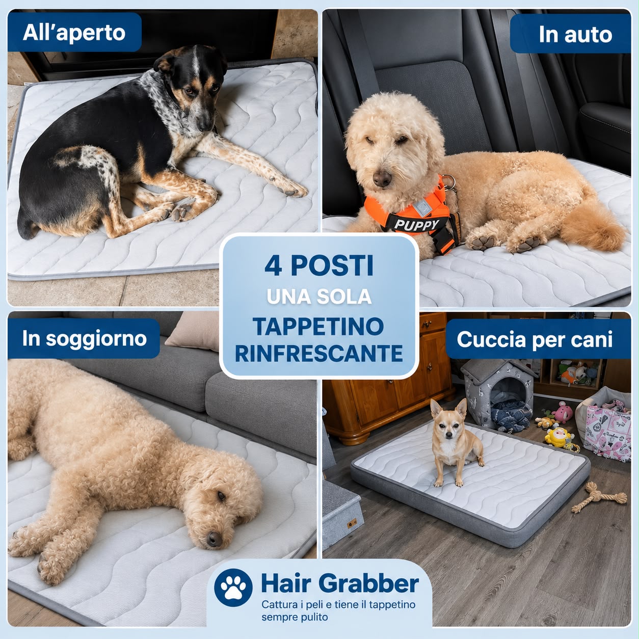 FreshPaw™ – Tappetino Rinfrescante per Cani e Gatti