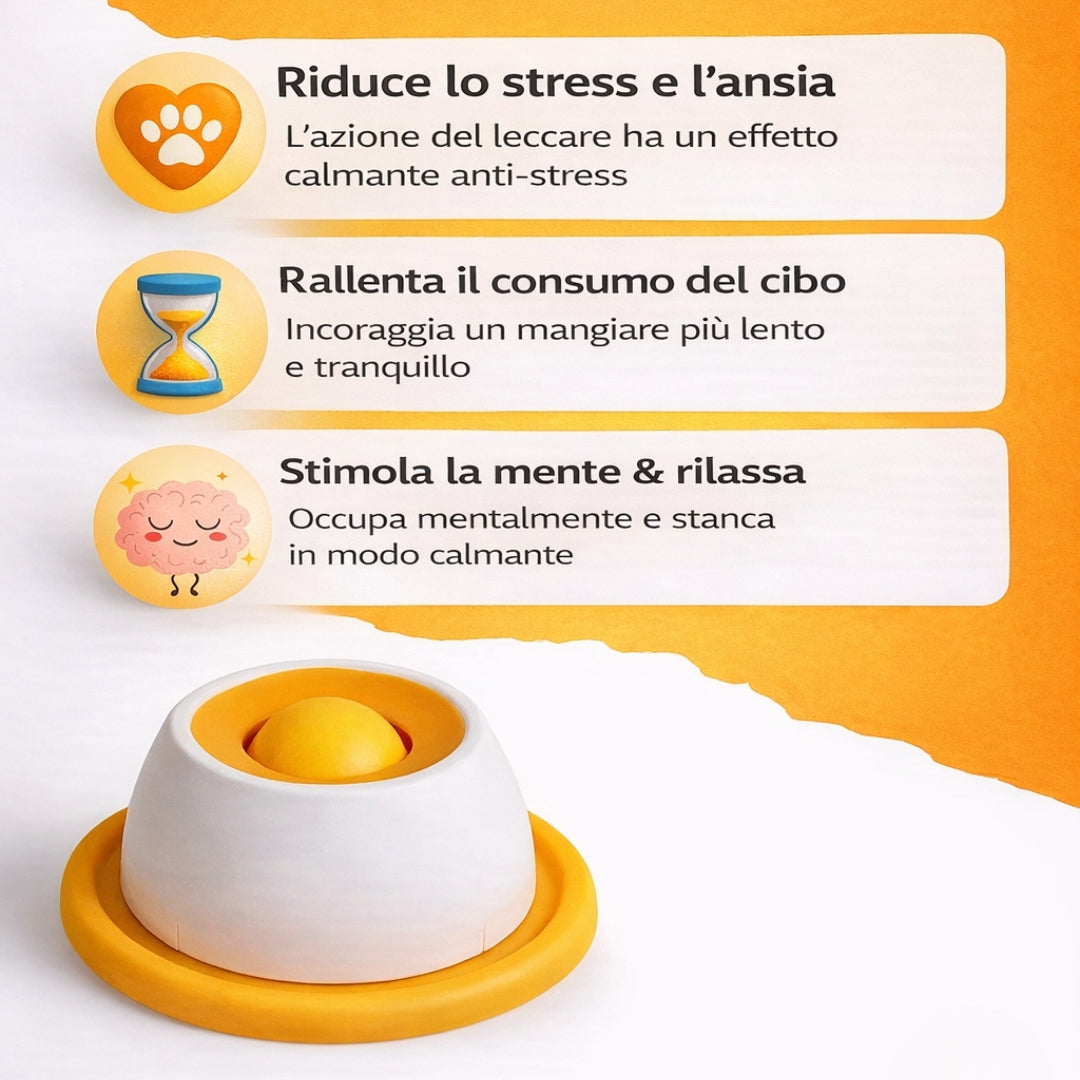 CalmBall™ – Palla Antistress con Dispenser Snack