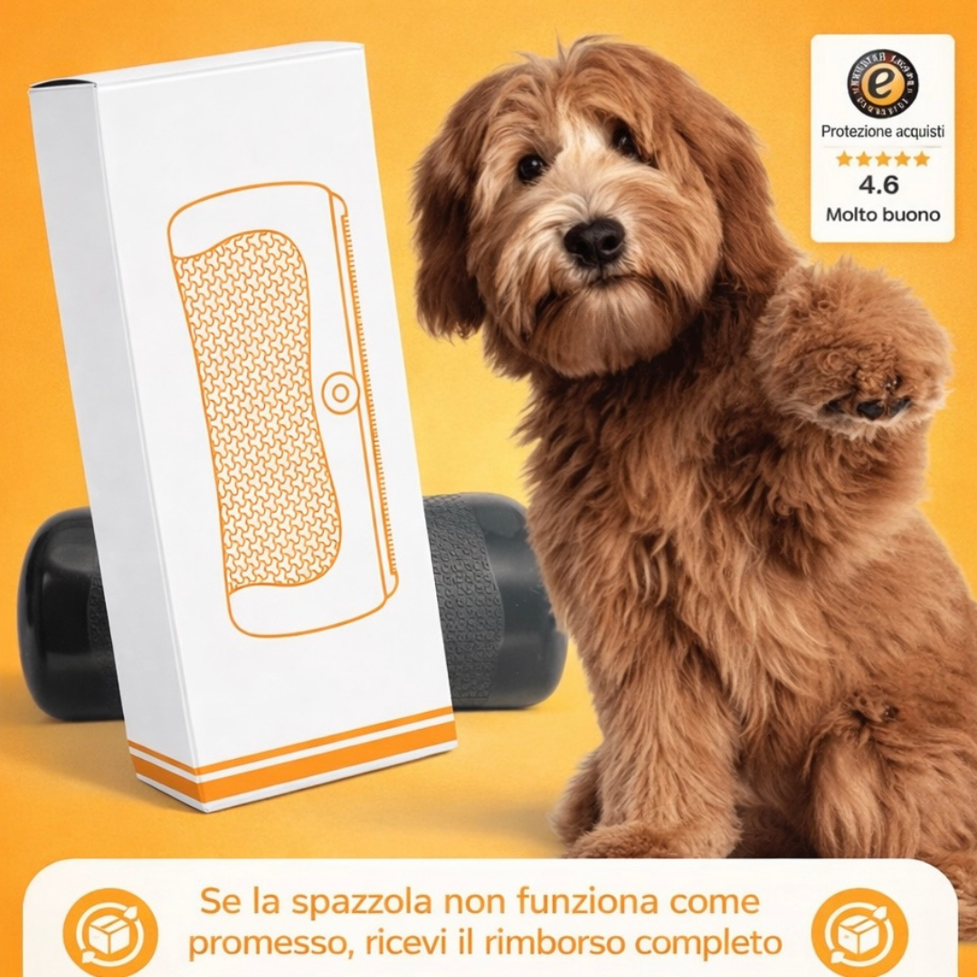 Hair Pro Groom ™ – Spazzola Districante Per La Toelettatura Di Cani e Gatti