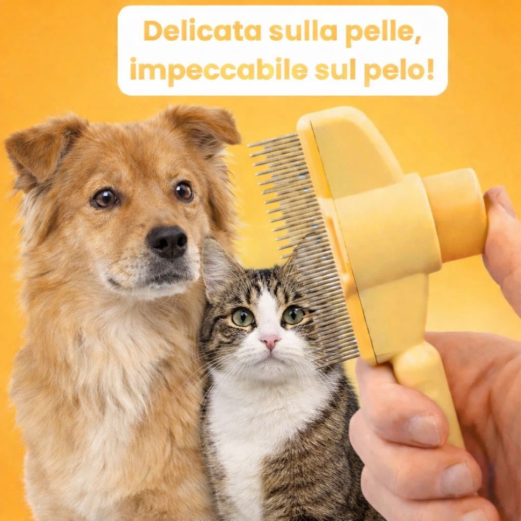 Hair Flash™  – La spazzola autopulente per peli