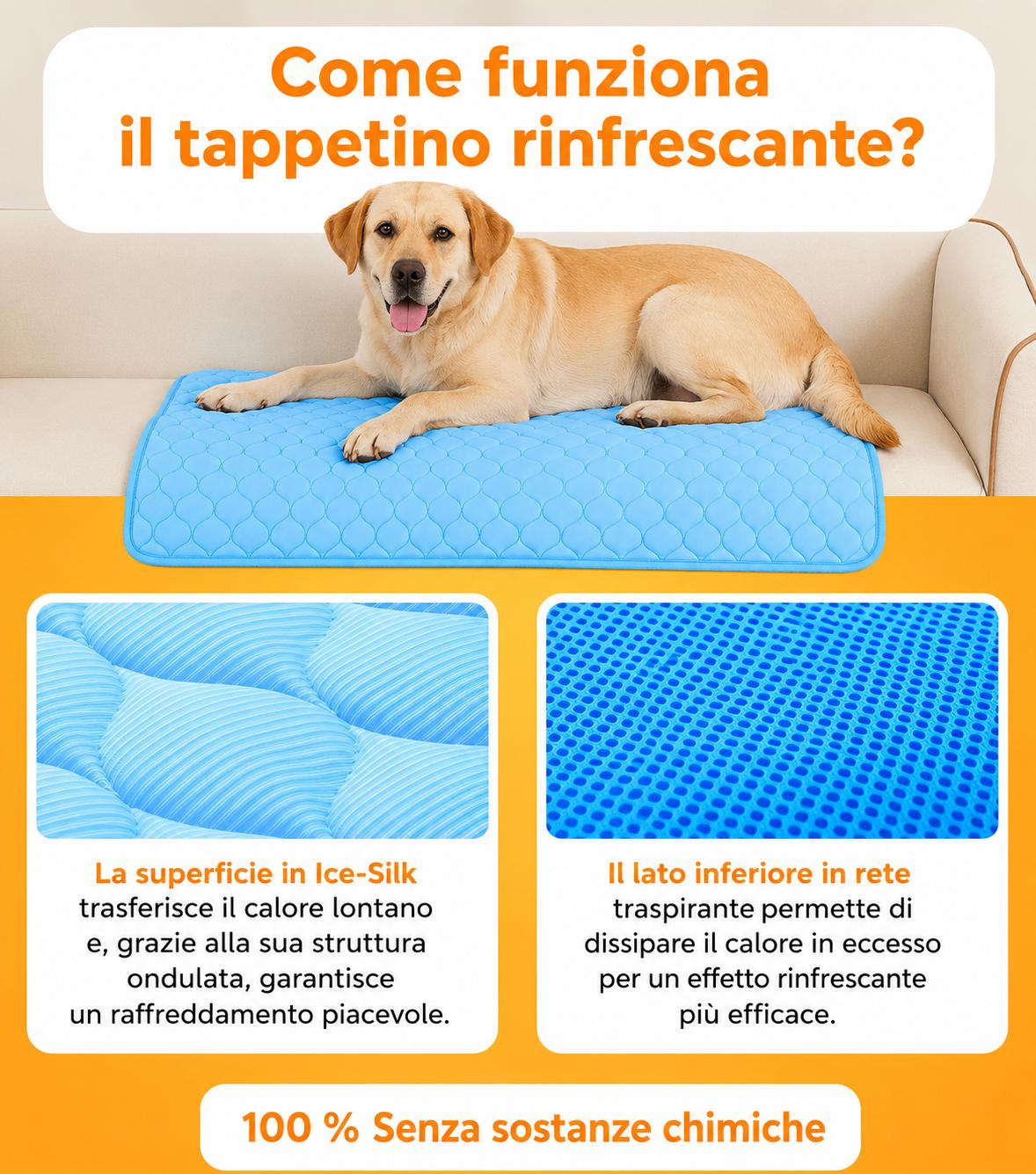 FreshPaw™ – Tappetino Rinfrescante per Cani e Gatti