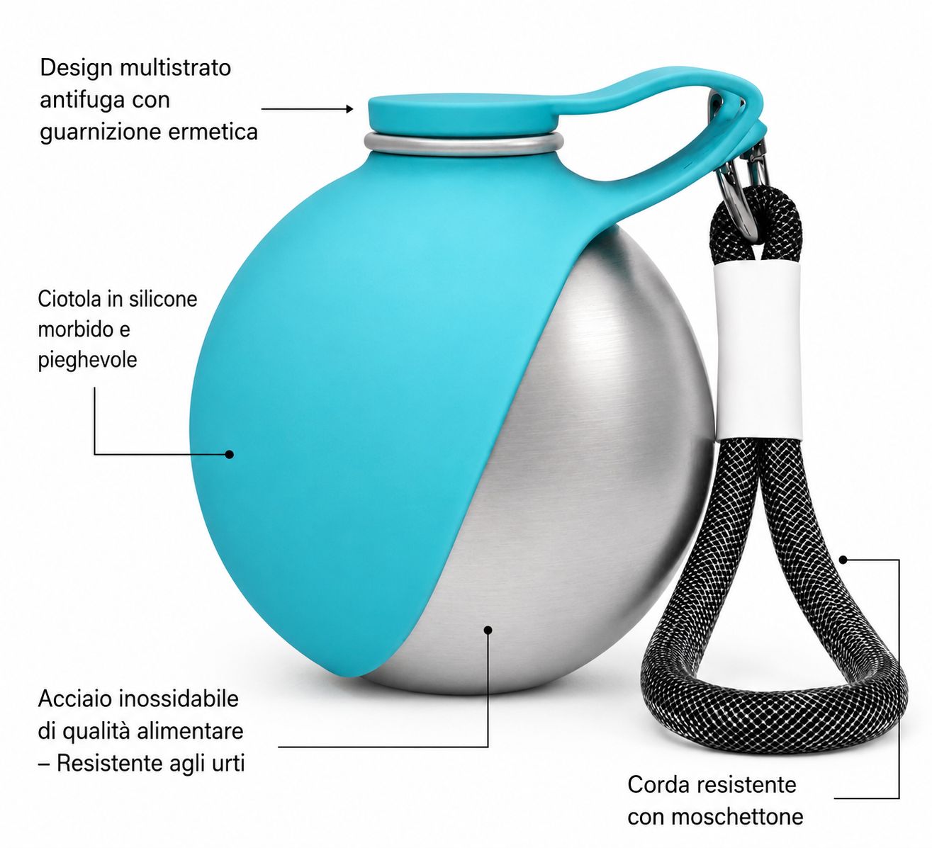 HydroPaw™ – Boraccia Portatile per Cani