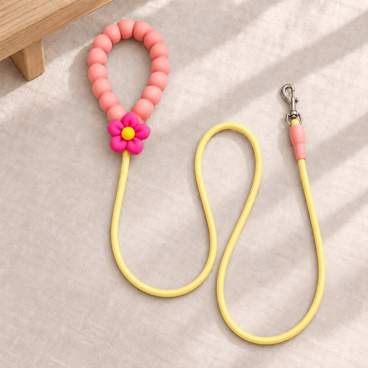 Guinzaglio per Cani in Corda Intrecciata con Fiore™