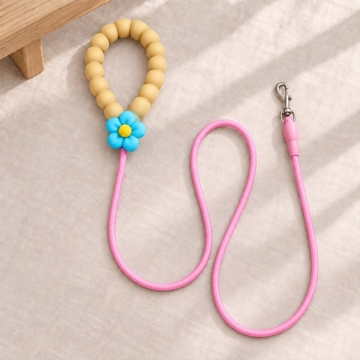 Guinzaglio per Cani in Corda Intrecciata con Fiore™